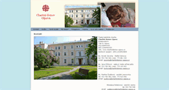 Desktop Screenshot of charitnidomov-opava.cz